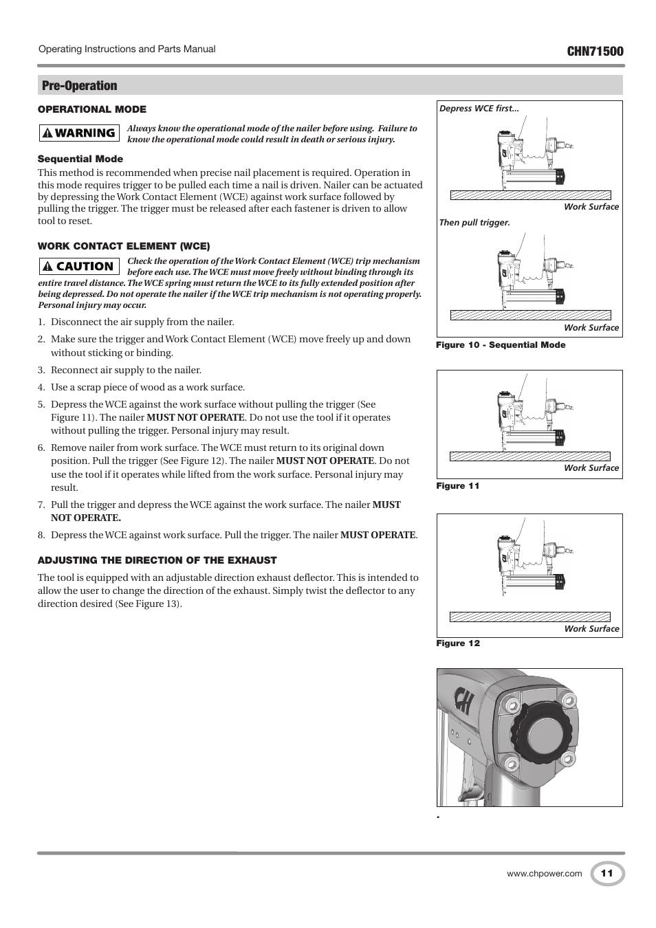 Pre-operation | Campbell Hausfeld IN730100AV User Manual | Page 11 / 48