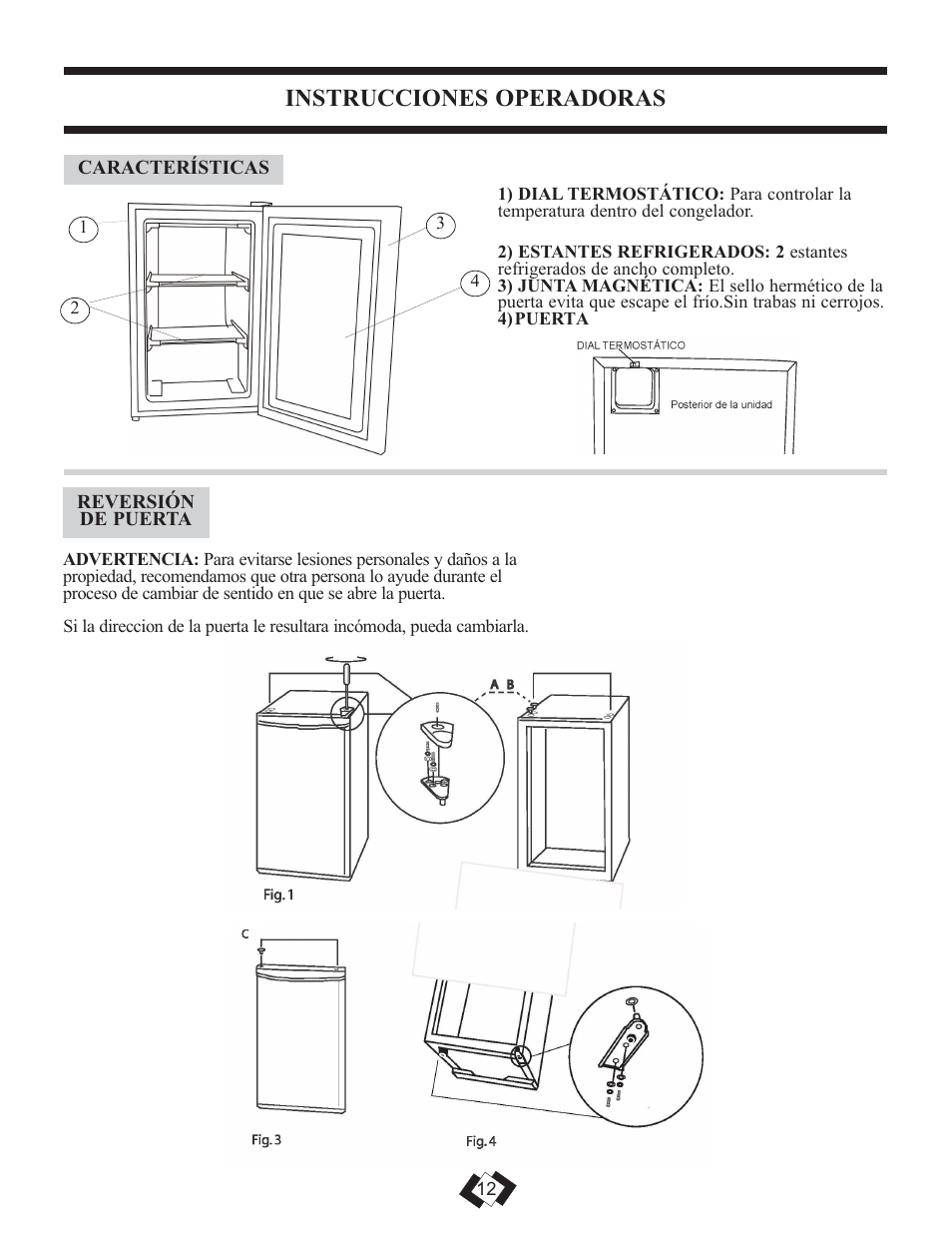 Instrucciones operadoras | Danby DUFM304A1WDB User Manual | Page 13 / 17