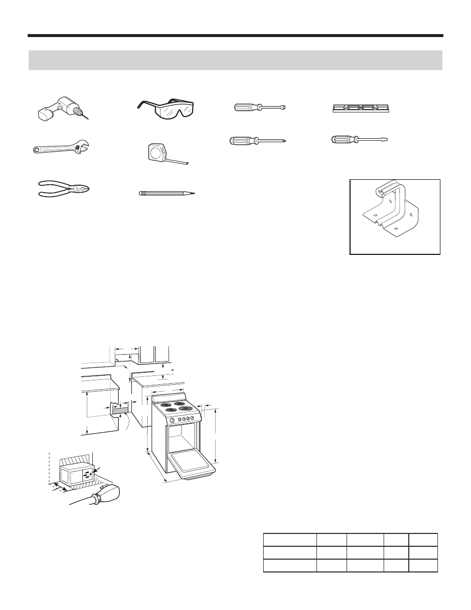 Installation instructions, Prepare to install the range, 1) remove shipping materials | 2) prepare the opening | Danby DER241WC User Manual | Page 20 / 77