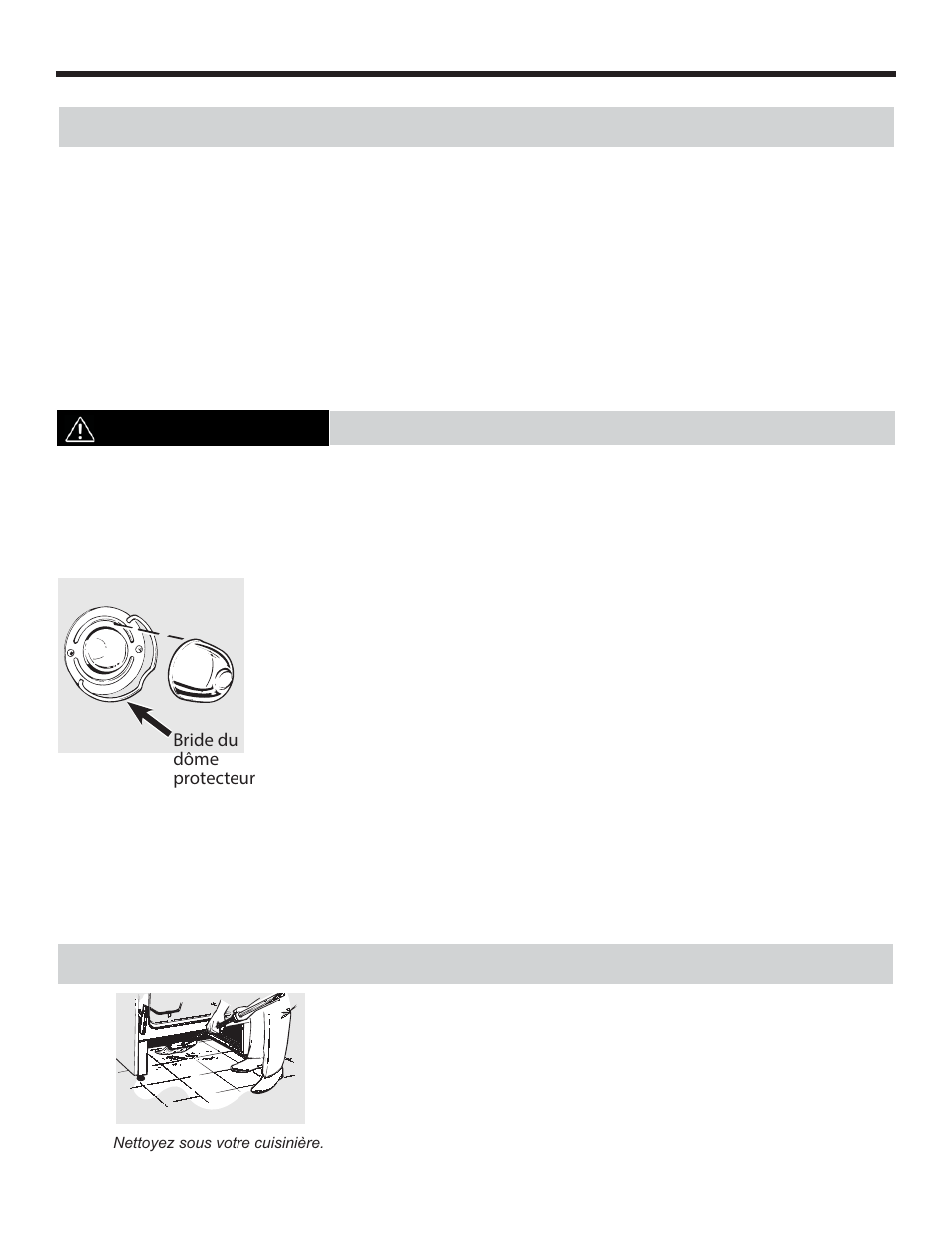 Soins et entretien, Parois internes à revêtement émaillé (suite), Avertissement risque d’électrocution et de brûlure | Danby DER241WC User Manual | Page 44 / 77