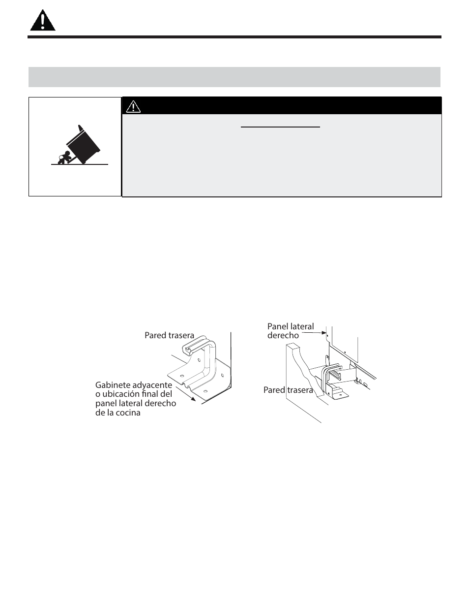 Dispositivo anti-volcaduras advertencia | Danby DER241WC User Manual | Page 54 / 77