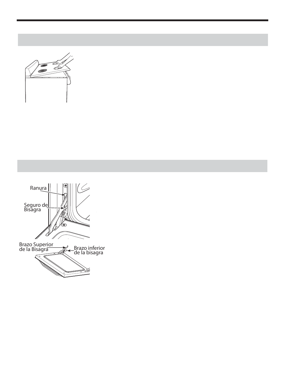 Cuidado y mantenimiento, Cubierta abatible, Puerta removible | Danby DER241WC User Manual | Page 67 / 77