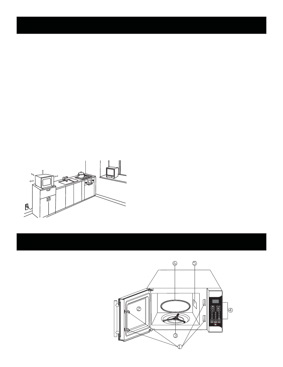 Installation guide operating instructions, Part names | Danby DMW07A2SSDD User Manual | Page 10 / 51