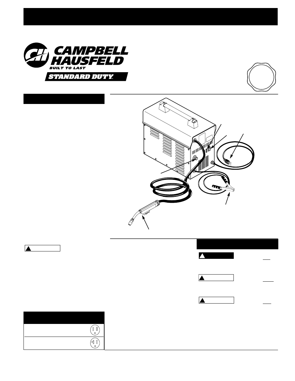 Campbell Hausfeld WF2010 User Manual | 36 pages