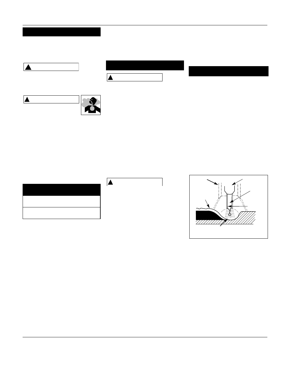 Attention, Fonctionnement, Entretien | Directives de soudage, Avertissement | Campbell Hausfeld WF2010 User Manual | Page 17 / 36