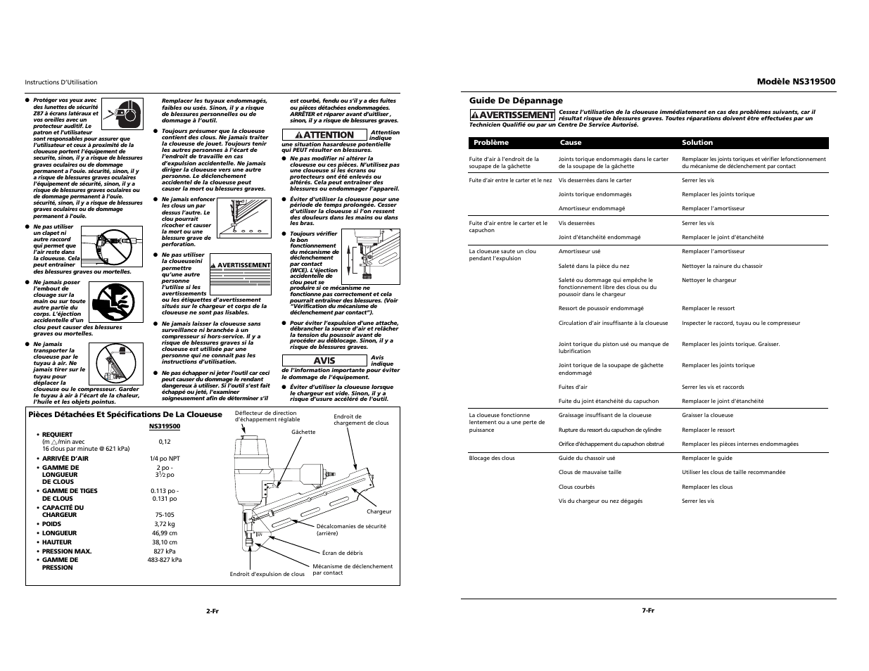 Campbell Hausfeld NS319500 User Manual | Page 10 / 12