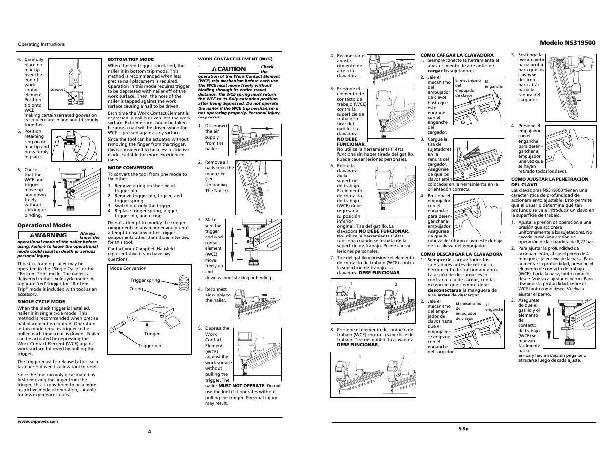 Campbell Hausfeld NS319500 User Manual | Page 4 / 12