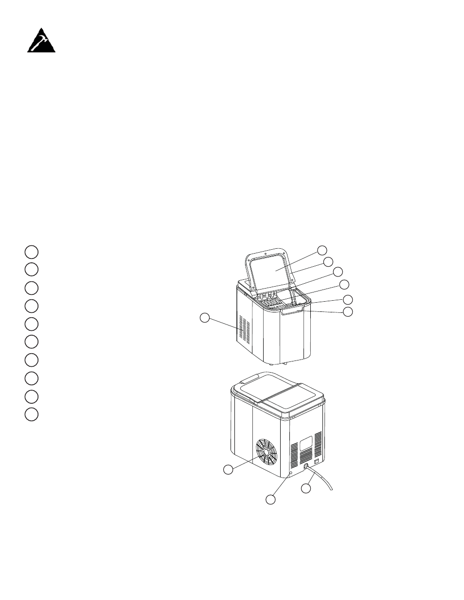 Installation instructions, Location, Features | Danby DIM2500SSDB User Manual | Page 6 / 25