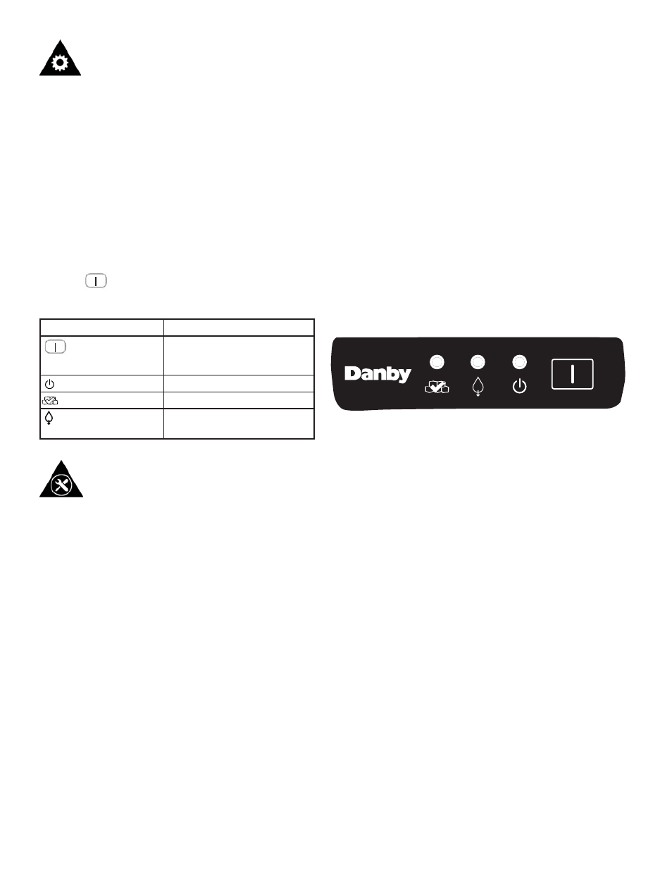 Operating instructions, Care and maintenance, Preparation | Using the ice maker, Control panel, Cleaning inside, Helpful hints | Danby DIM2500SSDB User Manual | Page 7 / 25