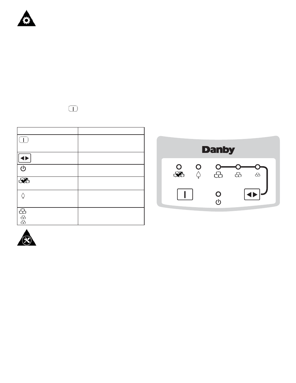 Consignes d’utilisation, Entretien et maintenance, Préparation avant utilisation | Utilisation de la machine à glaçons, Nettoyage intérieur, Conseils utiles, Panneau de commandes | Danby DIM2500WDB User Manual | Page 14 / 25