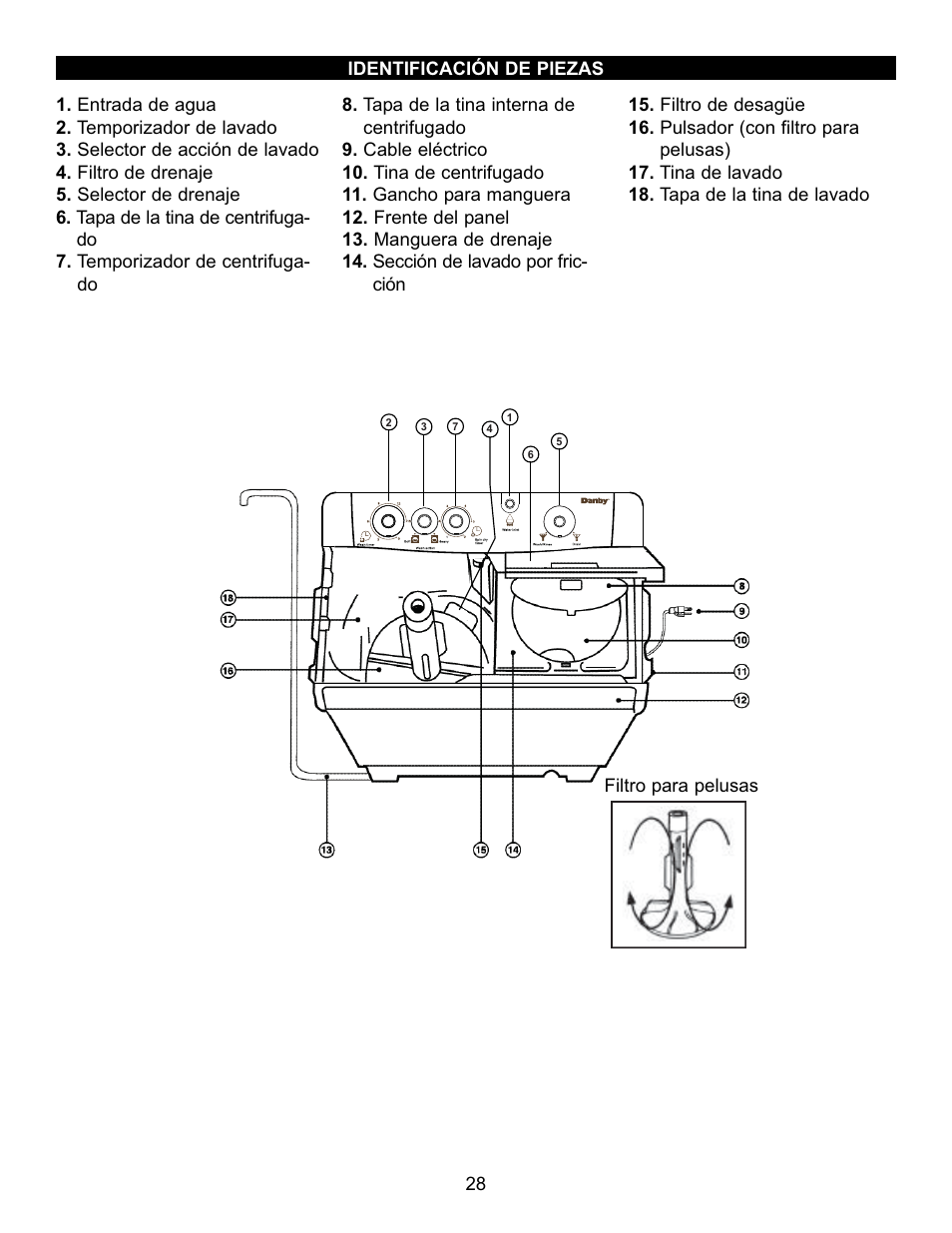 Danby DTT100A1WDB User Manual | Page 29 / 38