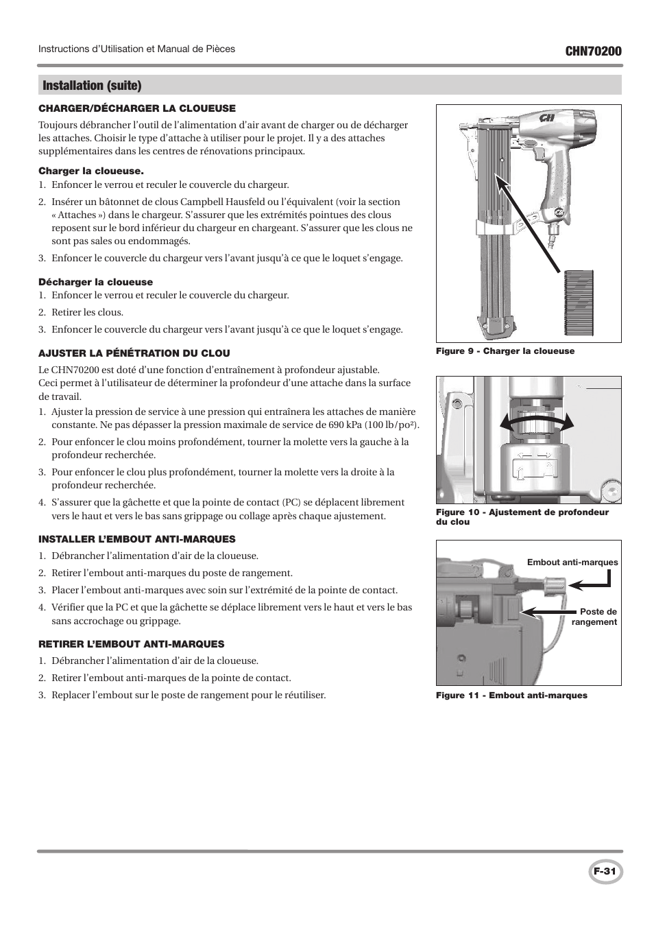 Installation (suite) | Campbell Hausfeld IN727900AV User Manual | Page 31 / 60