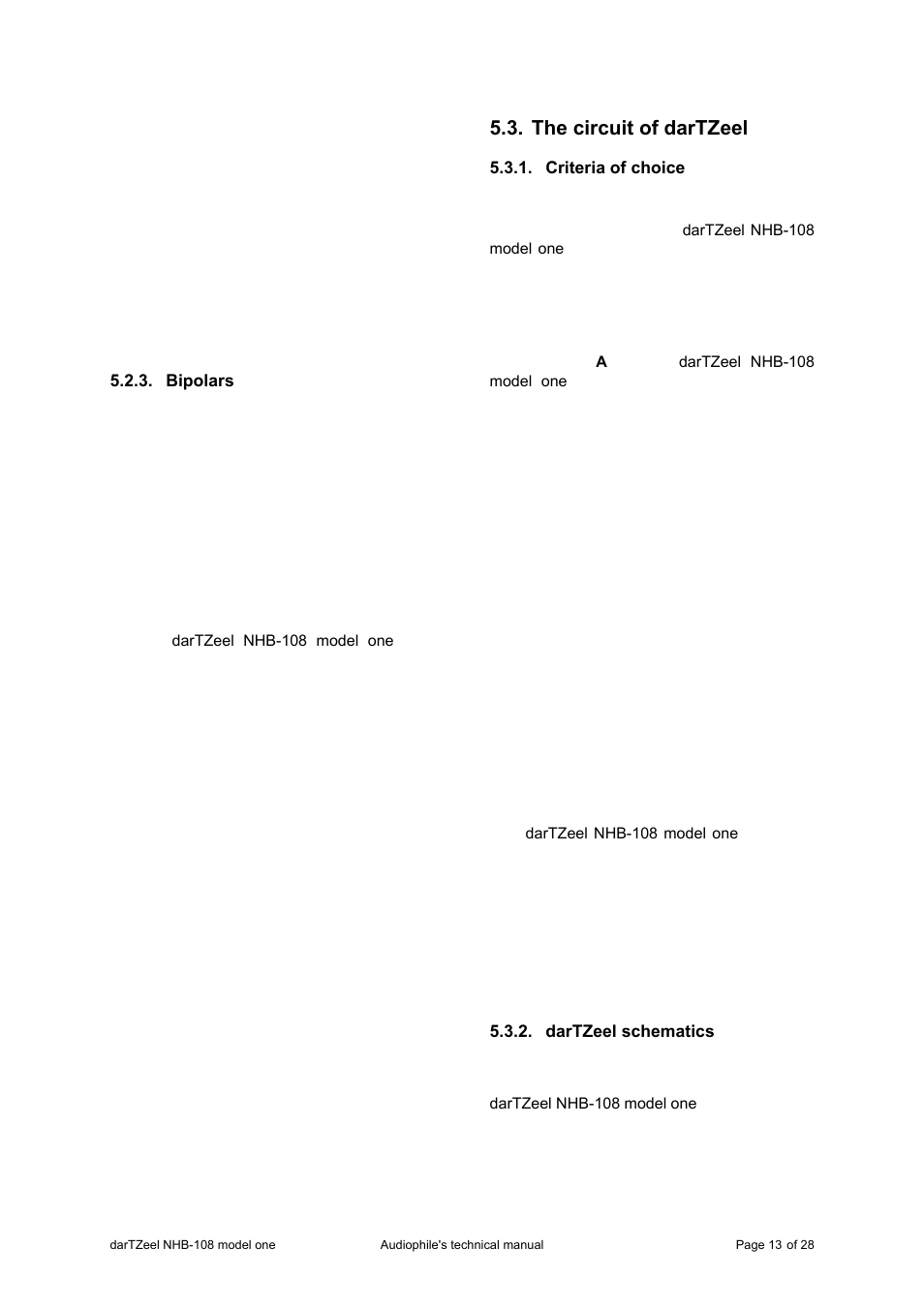 The circuit of dartzeel | darTZeel Audio NHB-108 User Manual | Page 13 / 28