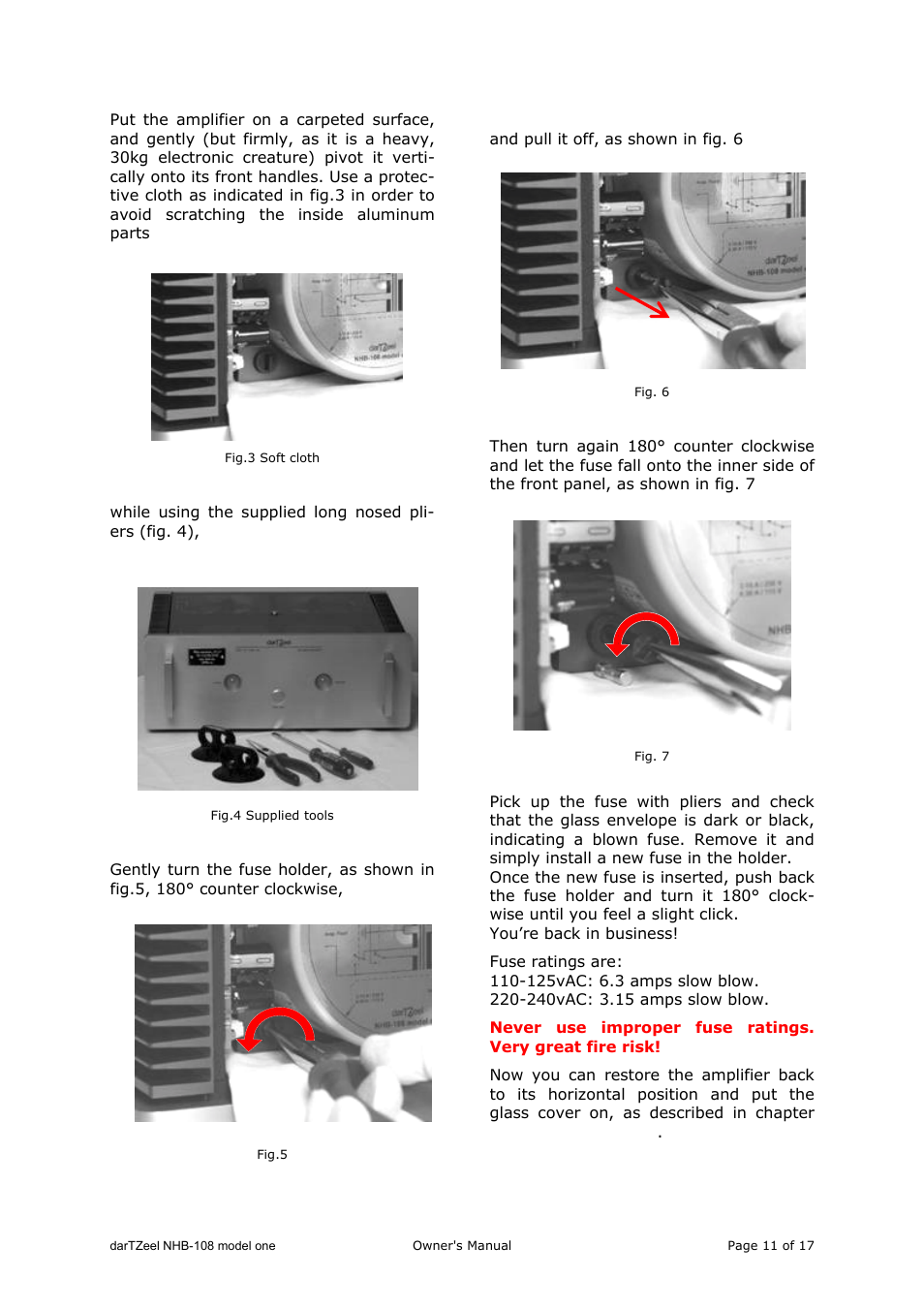 darTZeel Audio NHB-108 A version User Manual | Page 11 / 17