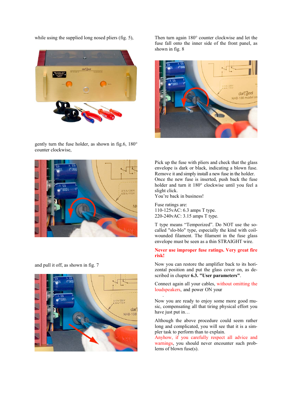 darTZeel Audio NHB-108 B version User Manual | Page 12 / 35