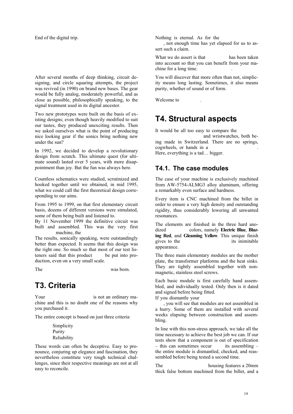 T3. criteria, T4. structural aspects, T4.1. the case modules | darTZeel Audio NHB-108 B version User Manual | Page 19 / 35