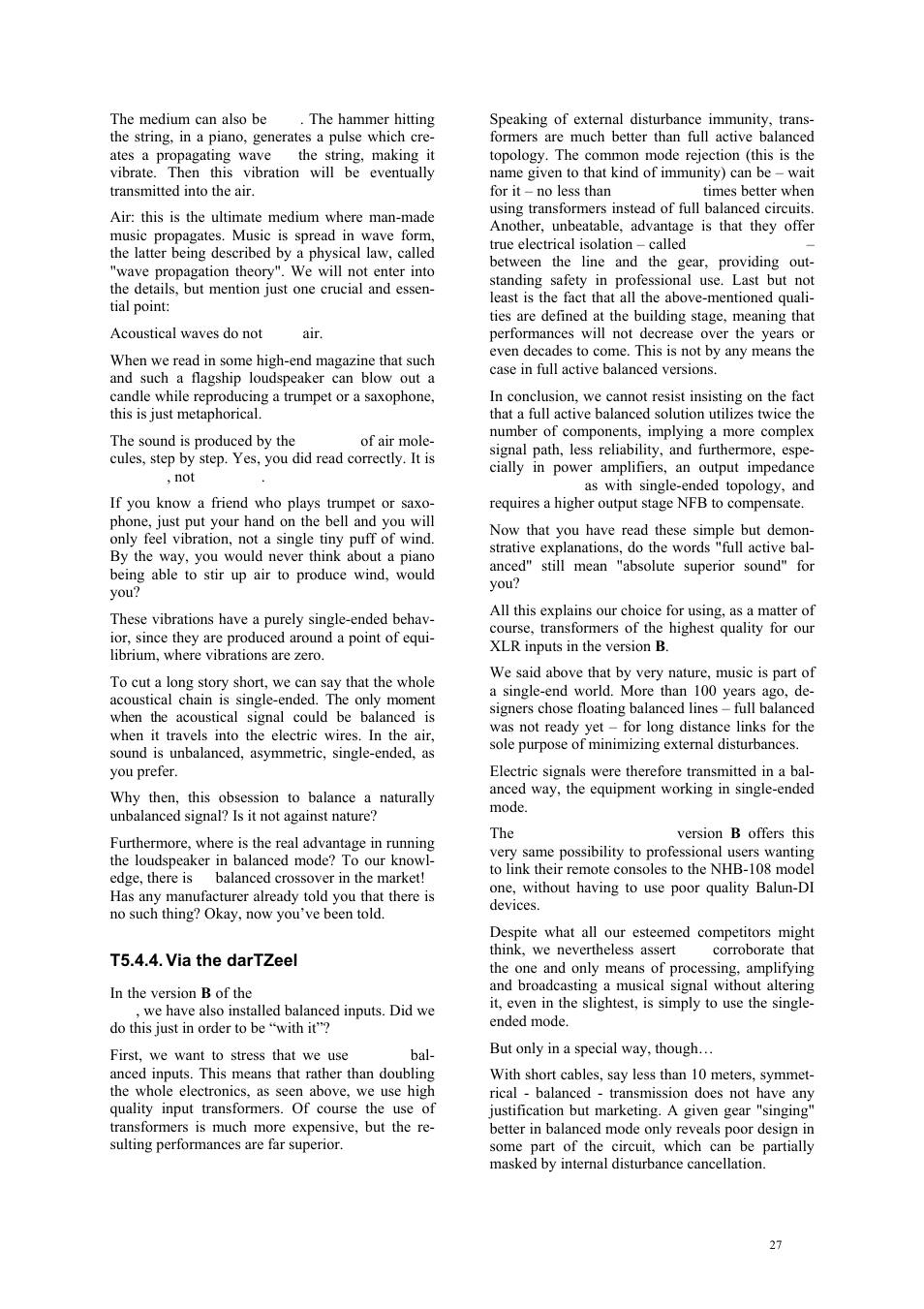 darTZeel Audio NHB-108 B version User Manual | Page 27 / 35