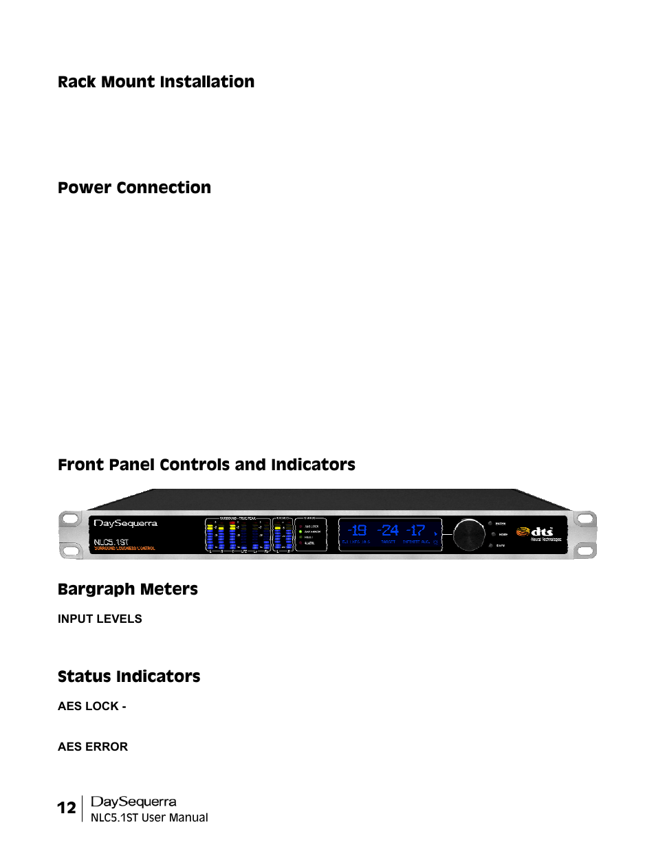 DaySequerra NLC5.1ST User Manual | Page 12 / 32