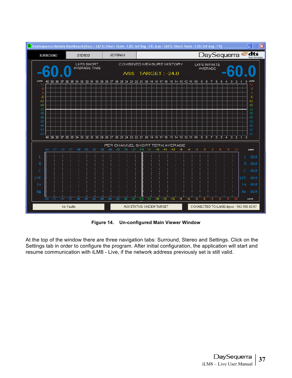 DaySequerra iLM8 Live User Manual | Page 37 / 46