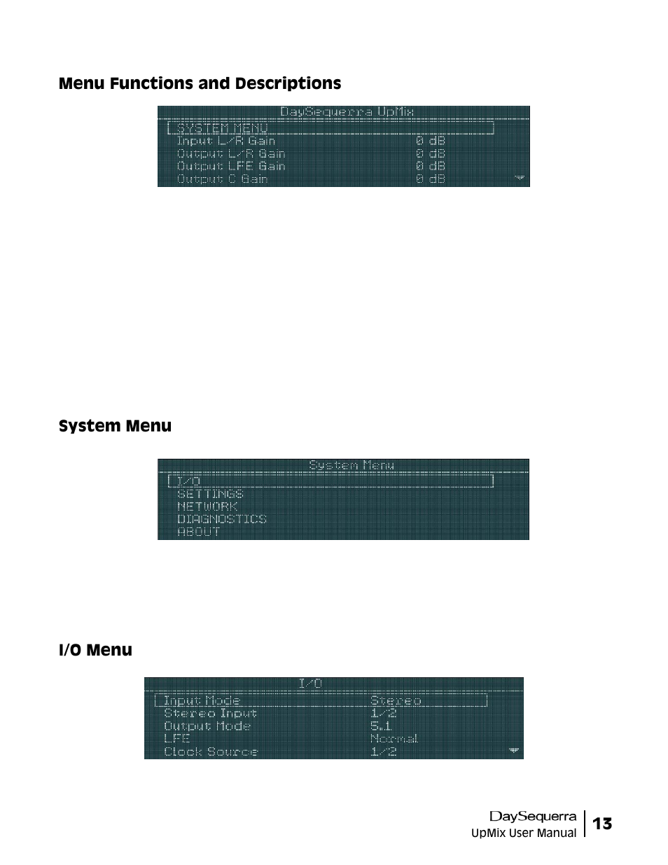 DaySequerra UpMix User Manual | Page 15 / 22