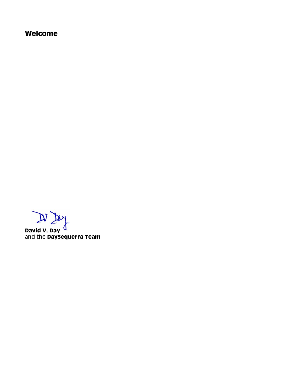Welcome | DaySequerra UpMix User Manual | Page 4 / 22