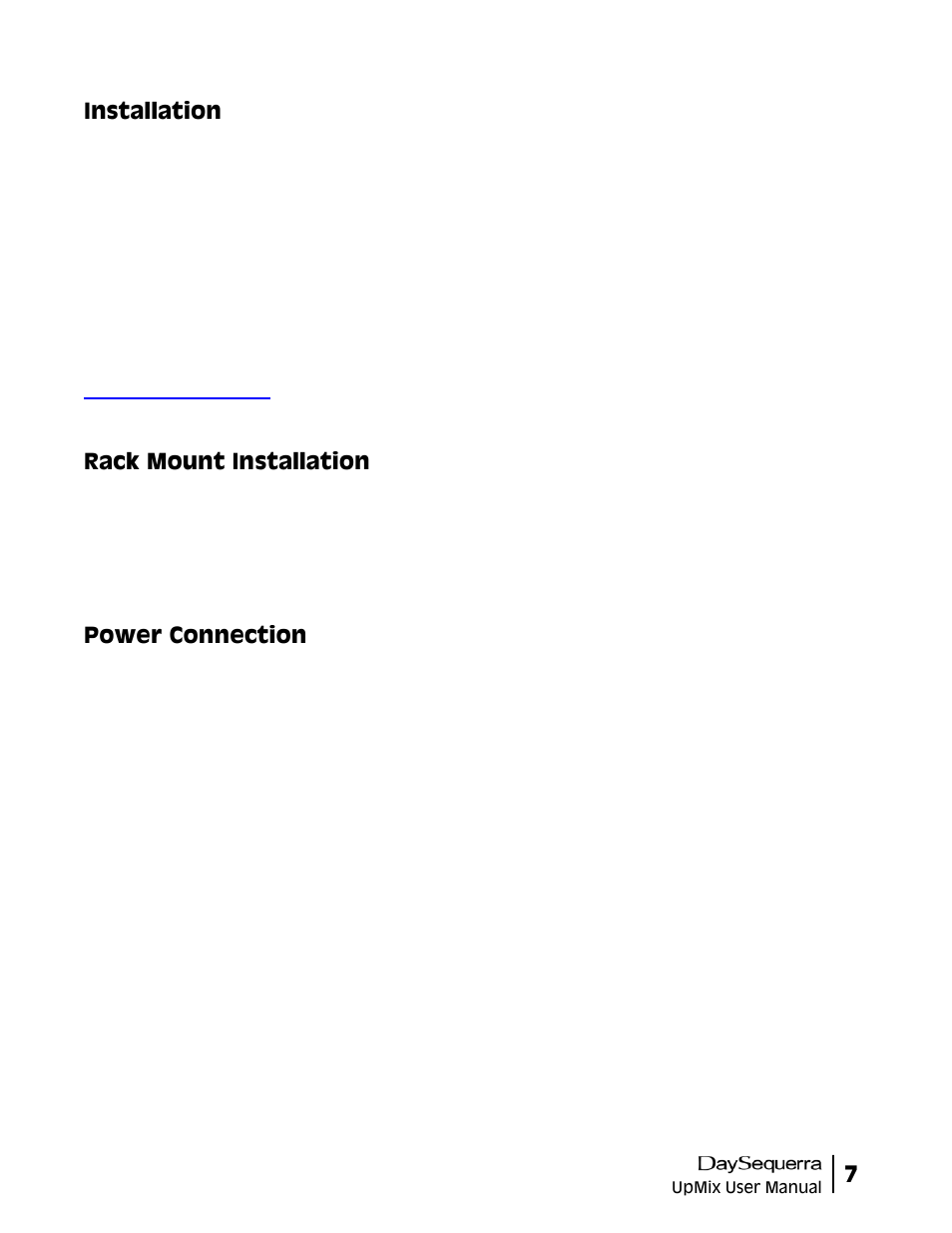 DaySequerra UpMix User Manual | Page 9 / 22