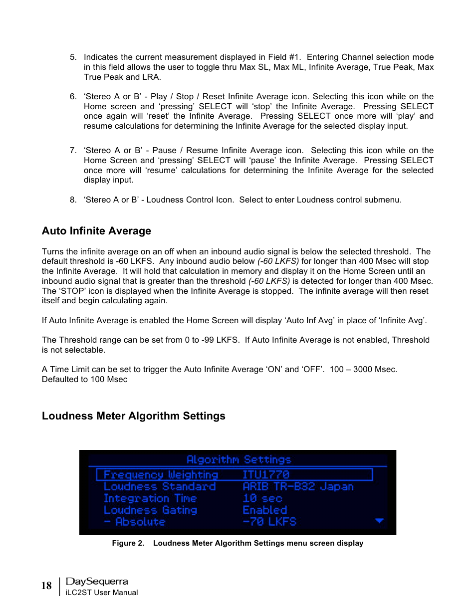 DaySequerra iLC2ST User Manual | Page 18 / 41