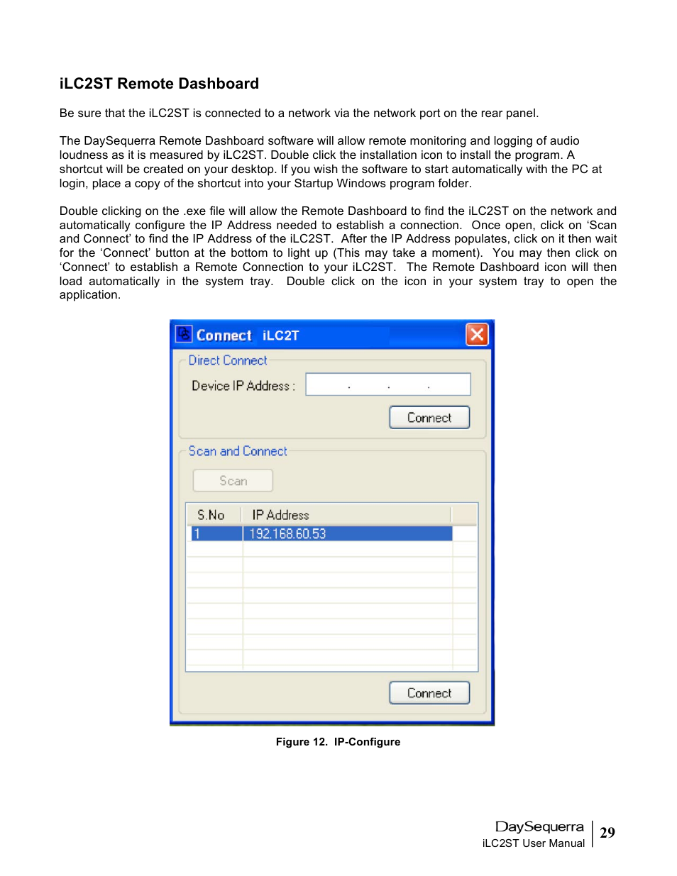 29 ilc2st remote dashboard | DaySequerra iLC2ST User Manual | Page 29 / 41