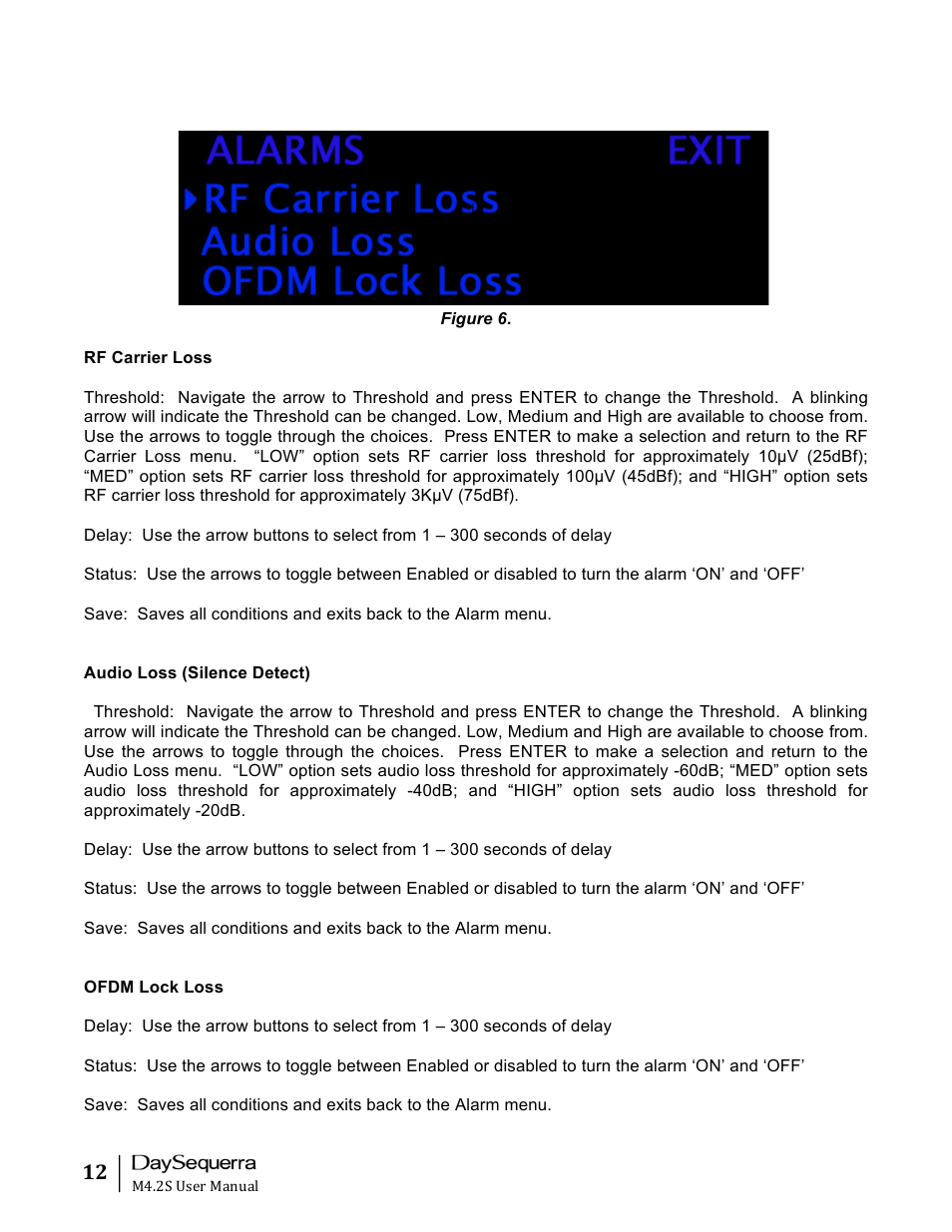 DaySequerra M4.2S User Manual | Page 12 / 21