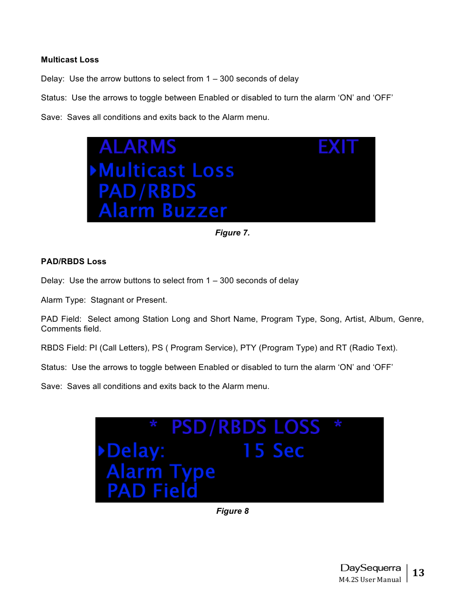 DaySequerra M4.2S User Manual | Page 13 / 21