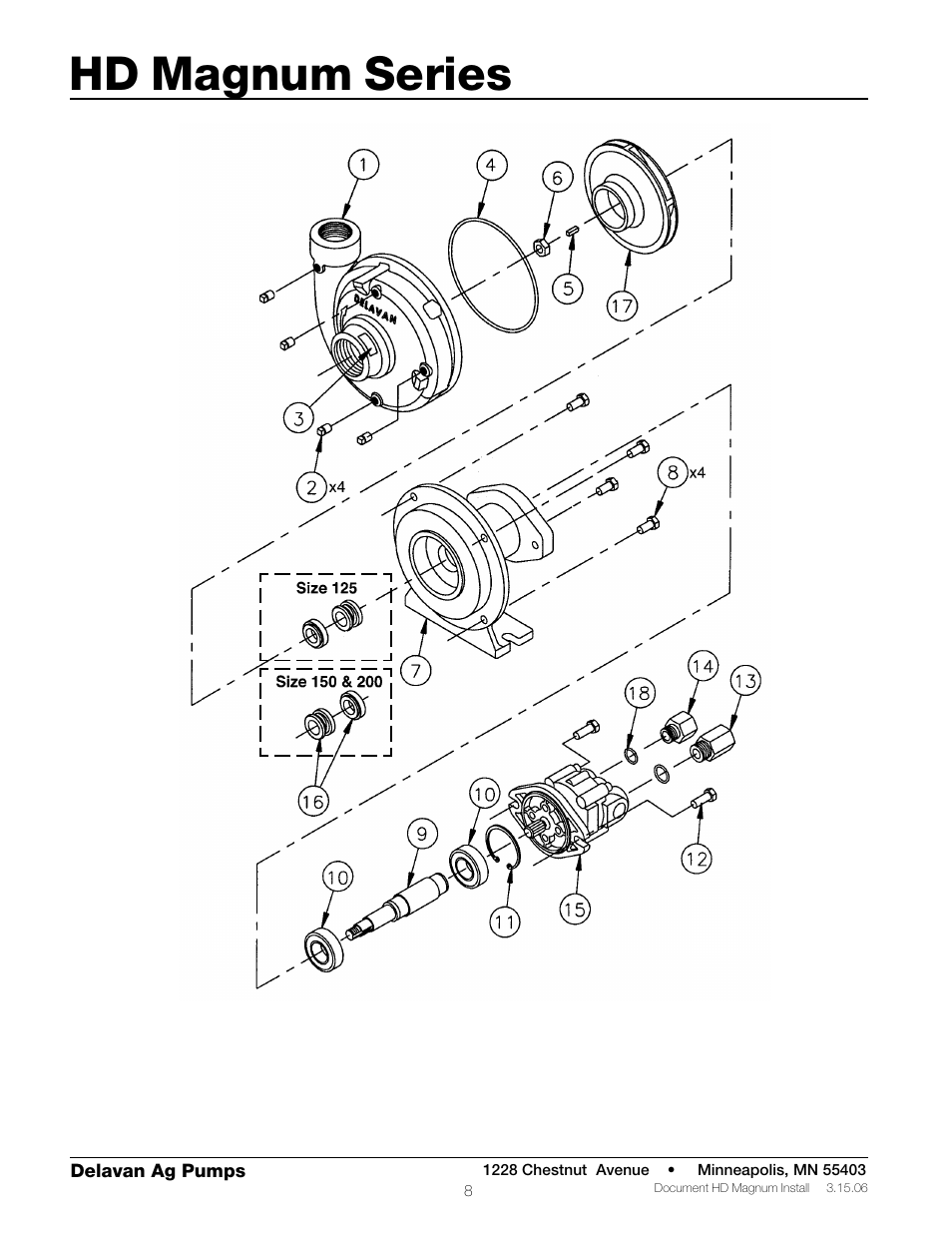 Hd magnum series | Delavan M125 User Manual | Page 8 / 12