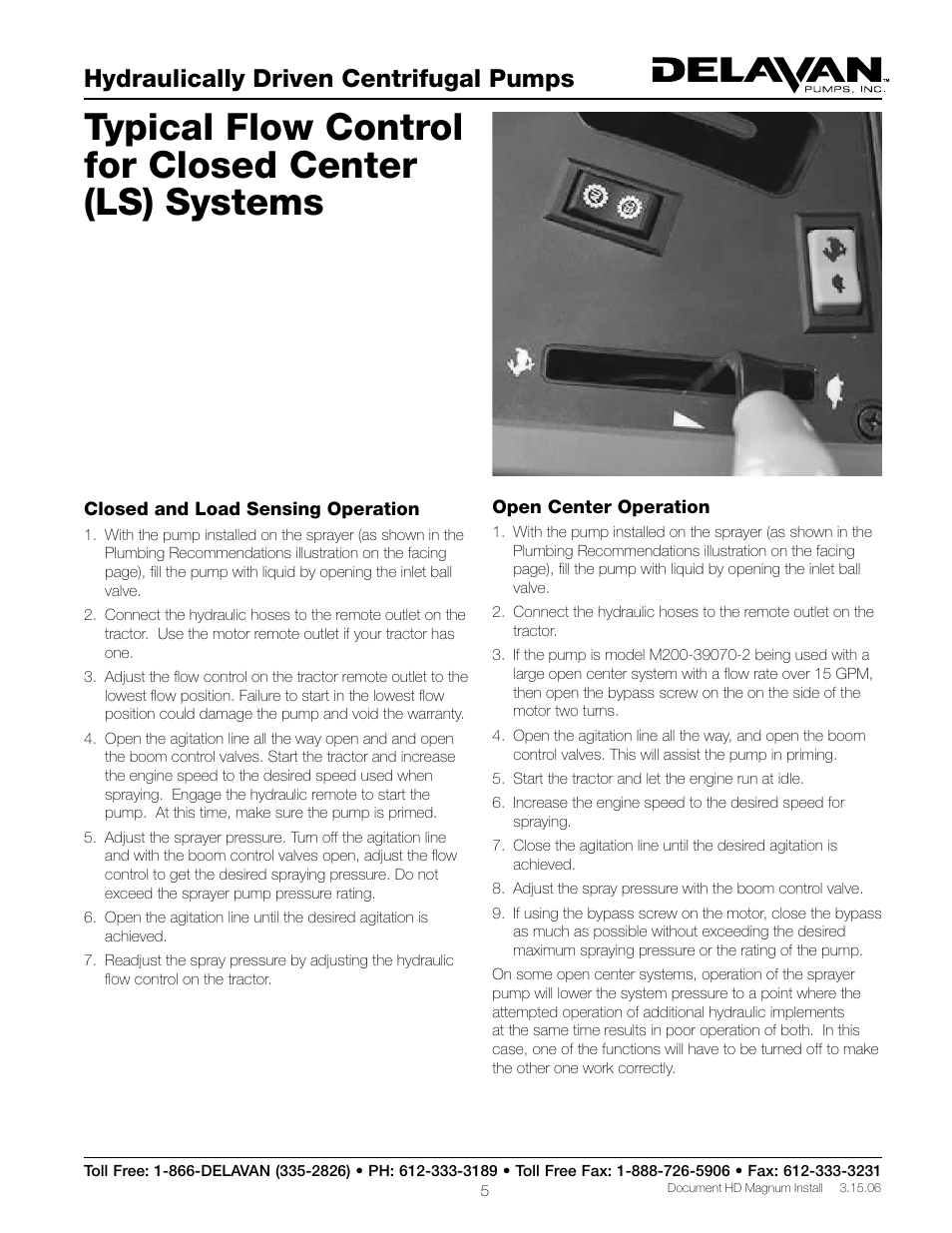 Hydraulically driven centrifugal pumps | Delavan M150 User Manual | Page 5 / 12