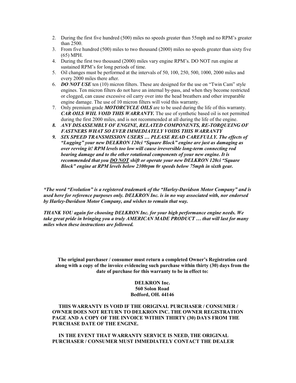 Delkron 120" Square Block Complete User Manual | Page 4 / 6
