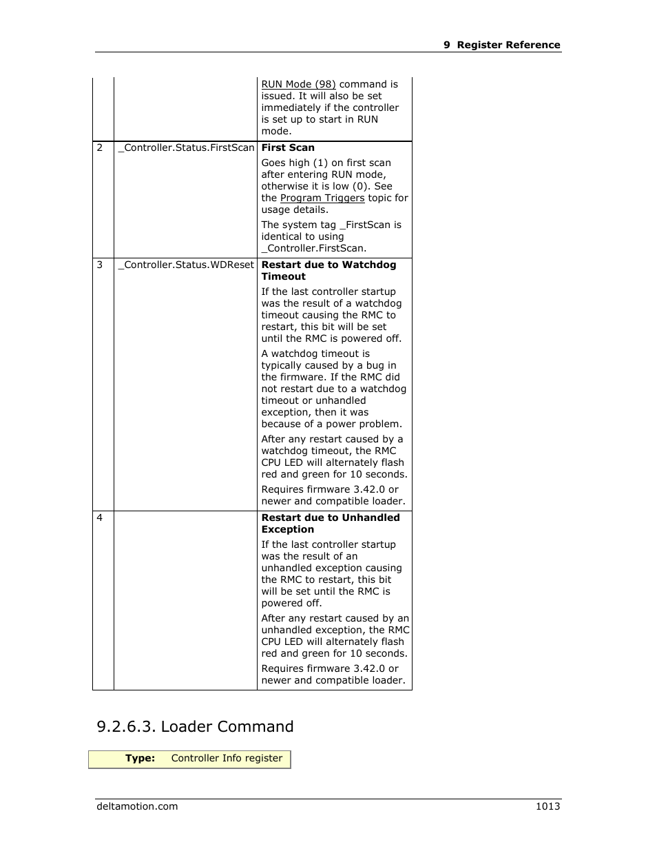 Loader command, Loader command 3 | Delta RMC151 User Manual | Page 1033 / 1221