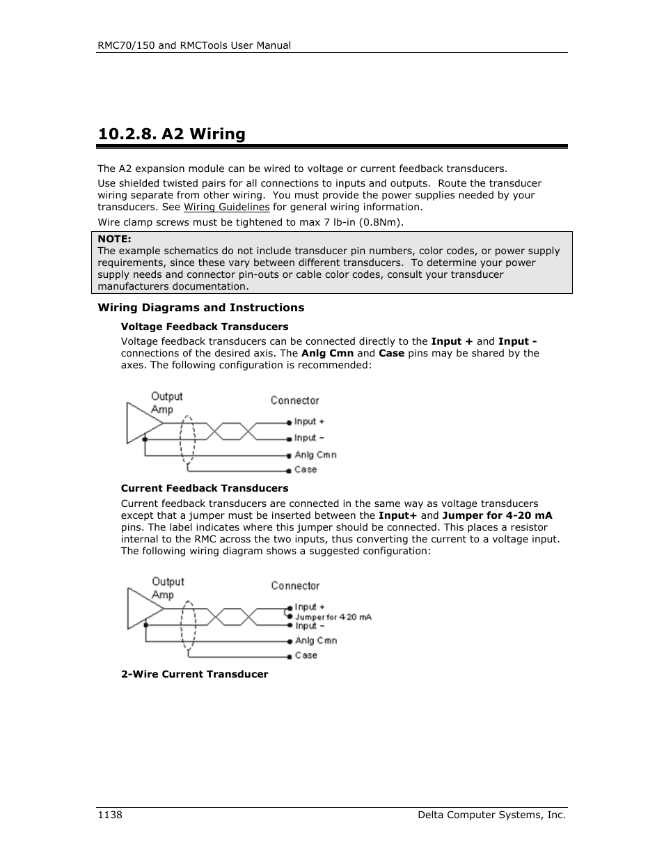 A2 wiring, A2 wiring 8 | Delta RMC151 User Manual | Page 1158 / 1221