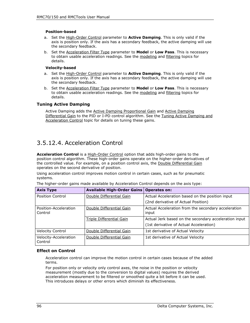 Acceleration control, R acceleration control, Acceleration | S acceleration control | Delta RMC151 User Manual | Page 116 / 1221