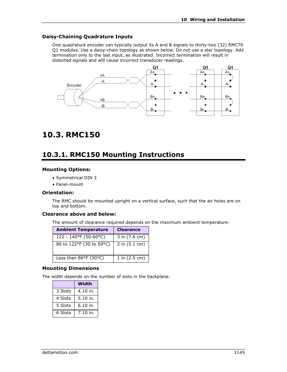 Rmc150, Rmc150 mounting instructions, Rmc150 5 | Rmc150 mounting instructions 5 | Delta RMC151 User Manual | Page 1165 / 1221