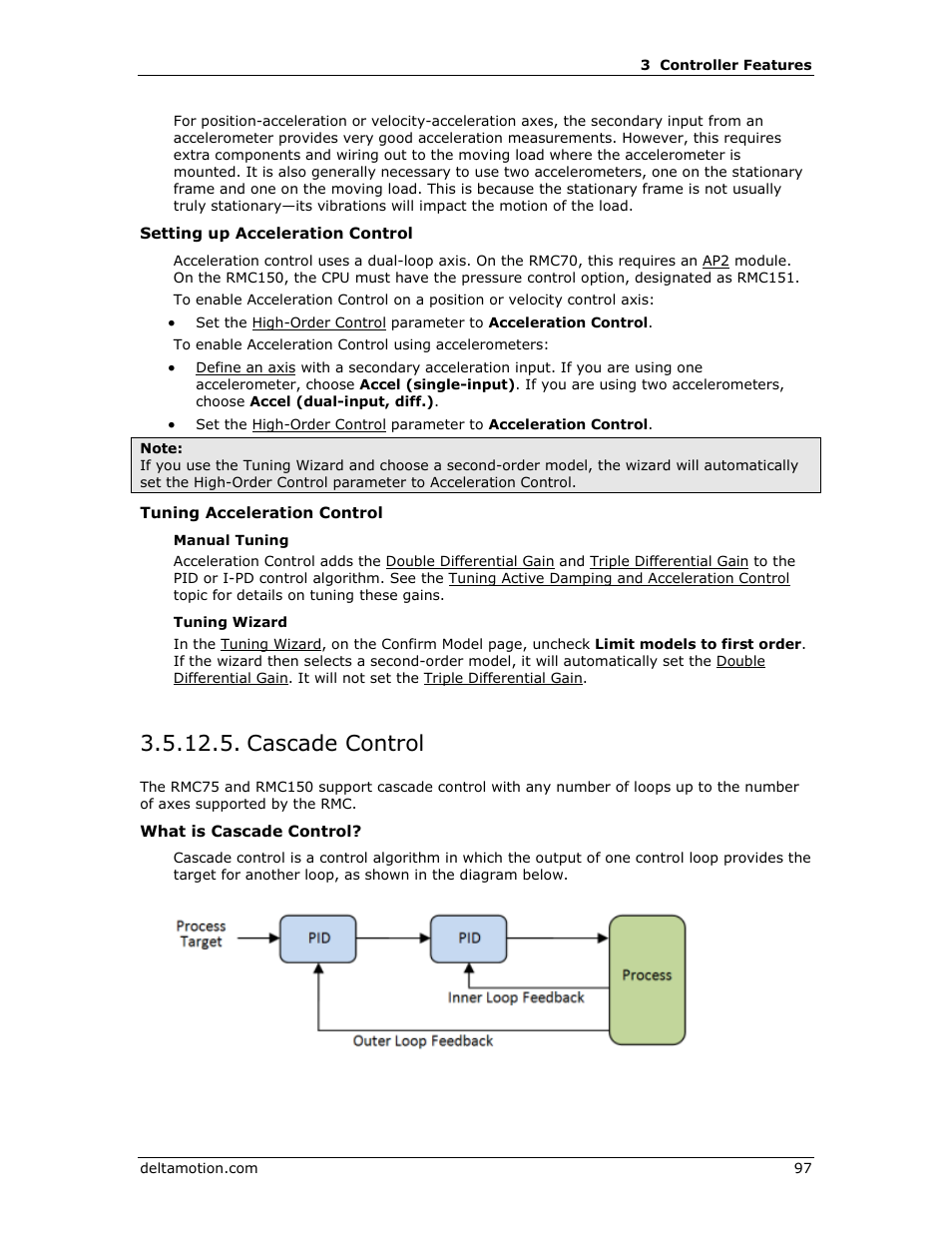 Cascade control, E cascade control, Cascaded loops | Delta RMC151 User Manual | Page 117 / 1221