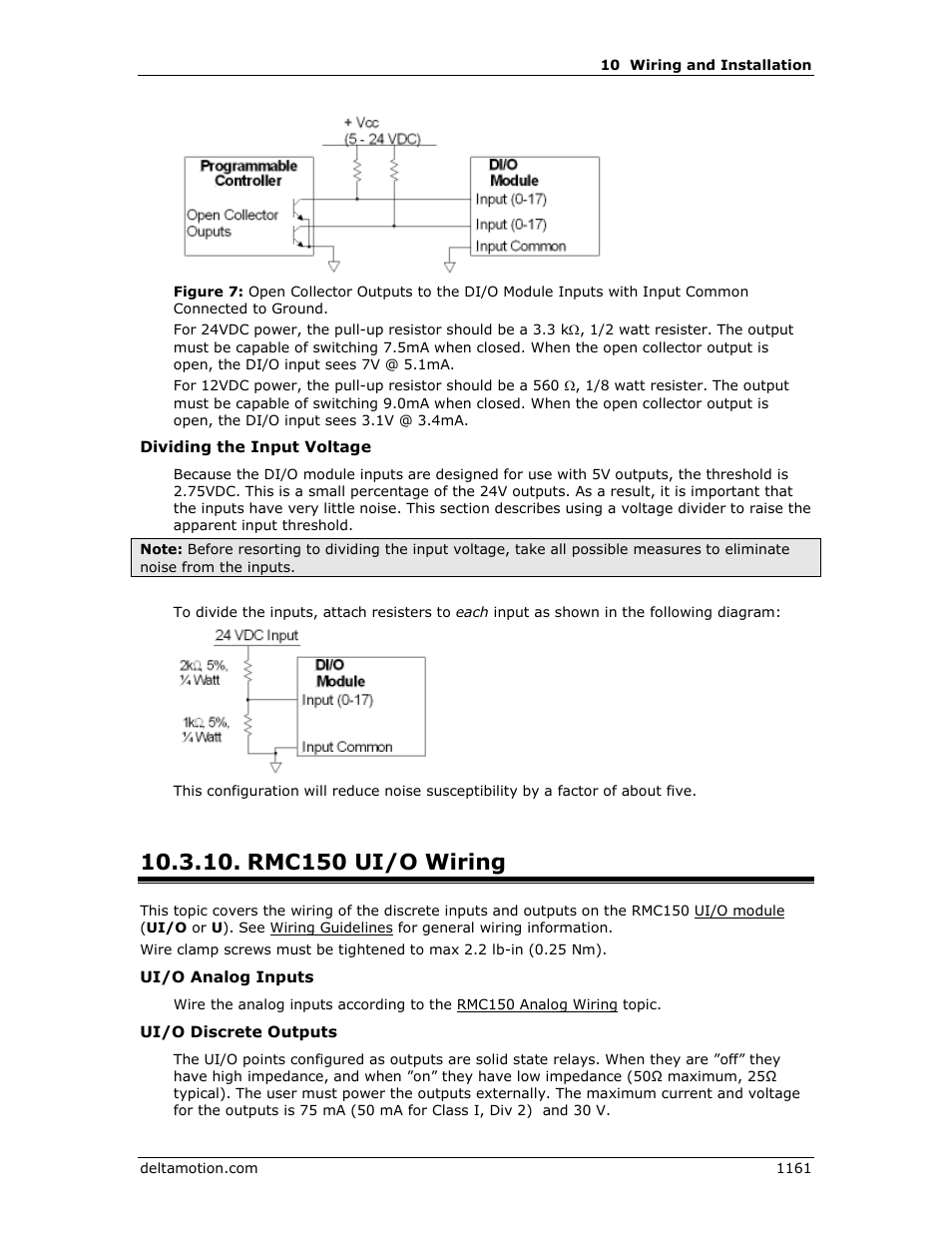 Rmc150 ui/o wiring, Rmc150 ui/o wiring 1, E rmc150 ui/o wiring | Rmc150, Ui/o wiring, Universal i/o, E rmc150 ui/o wiring. se | Delta RMC151 User Manual | Page 1181 / 1221