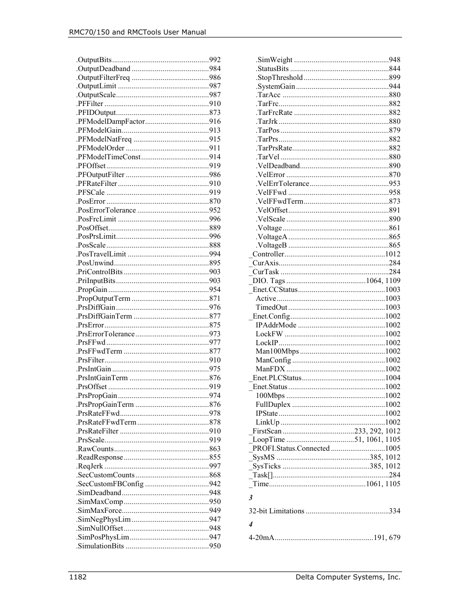 Delta RMC151 User Manual | Page 1202 / 1221