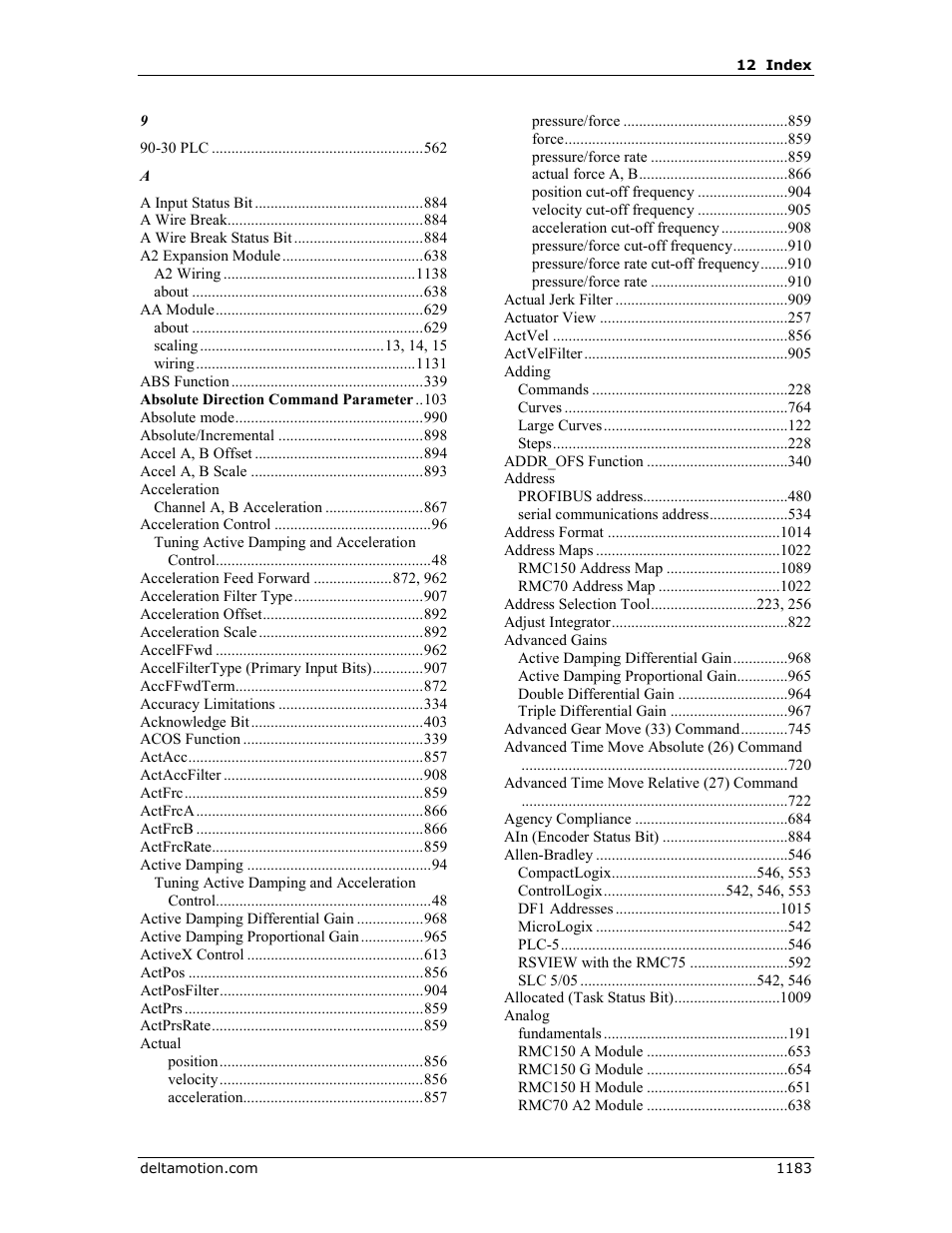 Delta RMC151 User Manual | Page 1203 / 1221