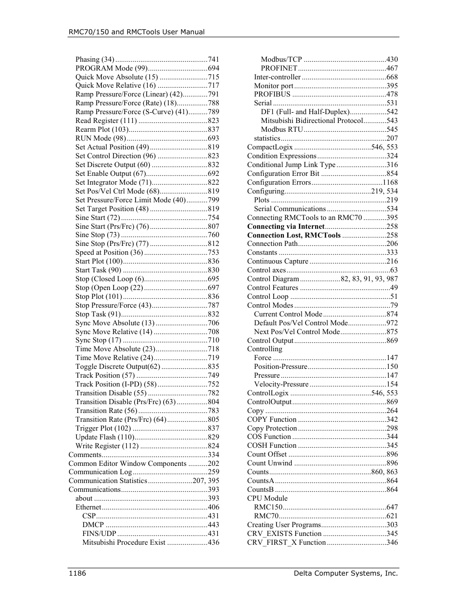 Delta RMC151 User Manual | Page 1206 / 1221