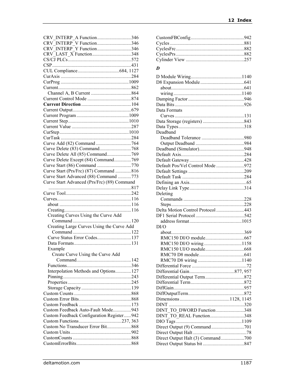 Delta RMC151 User Manual | Page 1207 / 1221