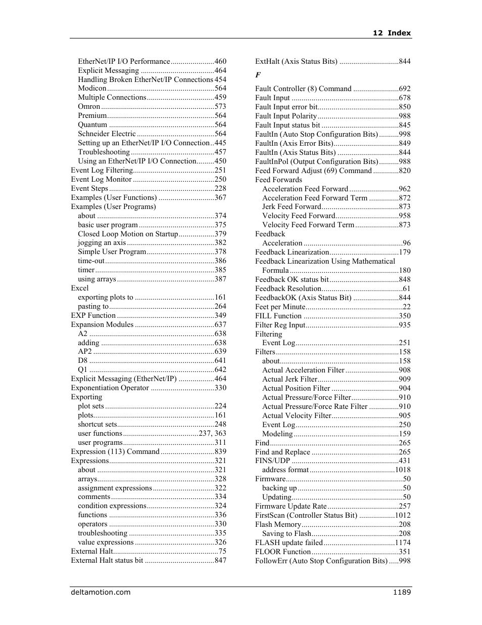 Delta RMC151 User Manual | Page 1209 / 1221