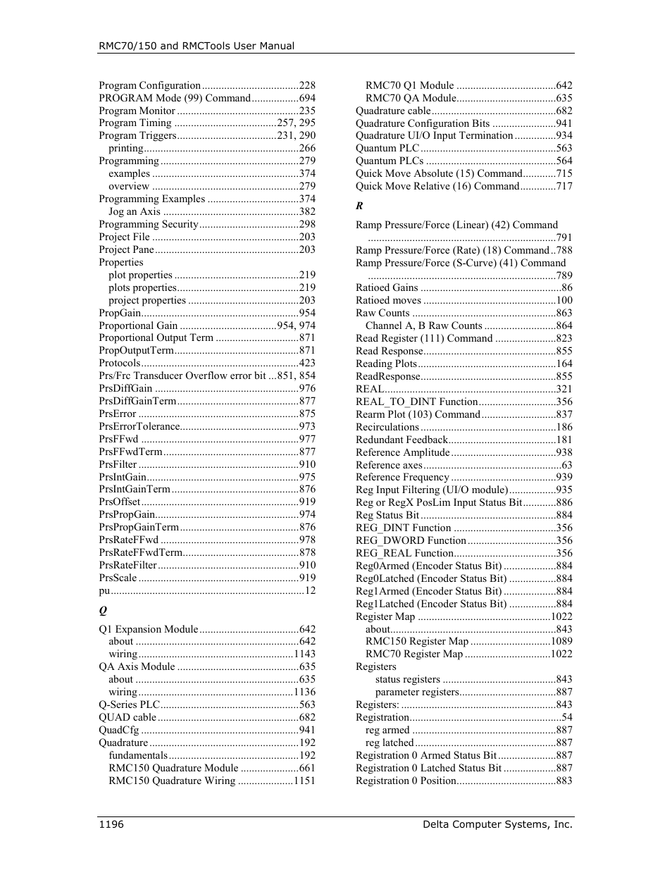 Delta RMC151 User Manual | Page 1216 / 1221