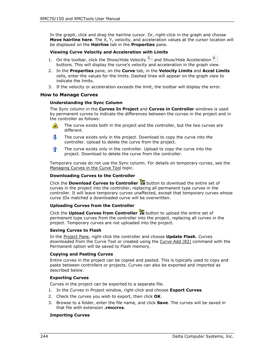 Delta RMC151 User Manual | Page 264 / 1221