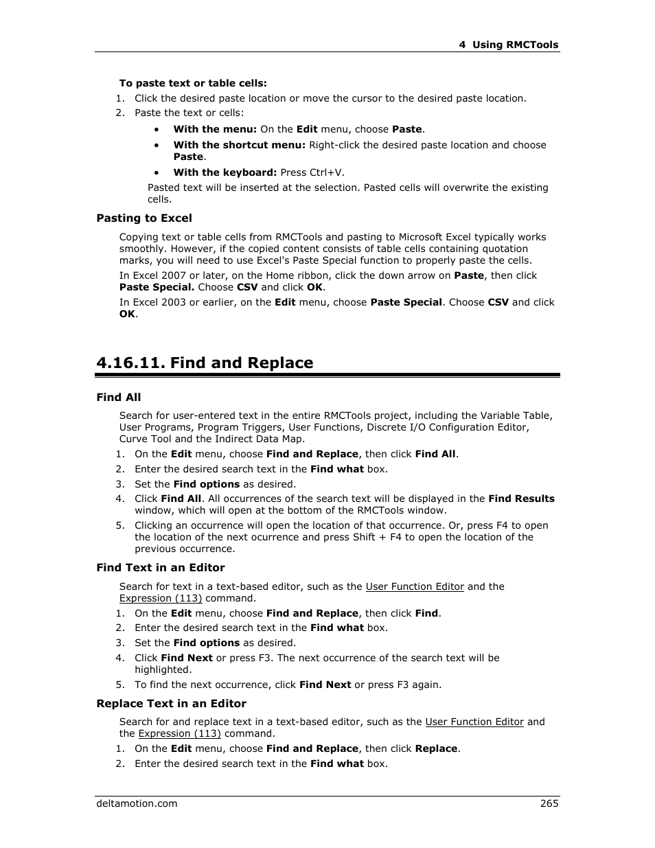 Find and replace | Delta RMC151 User Manual | Page 285 / 1221