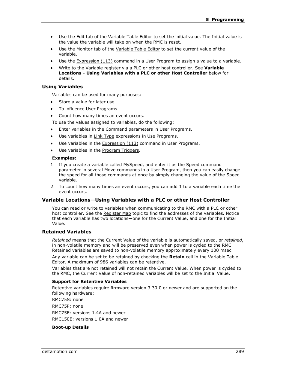 Be retentive | Delta RMC151 User Manual | Page 309 / 1221