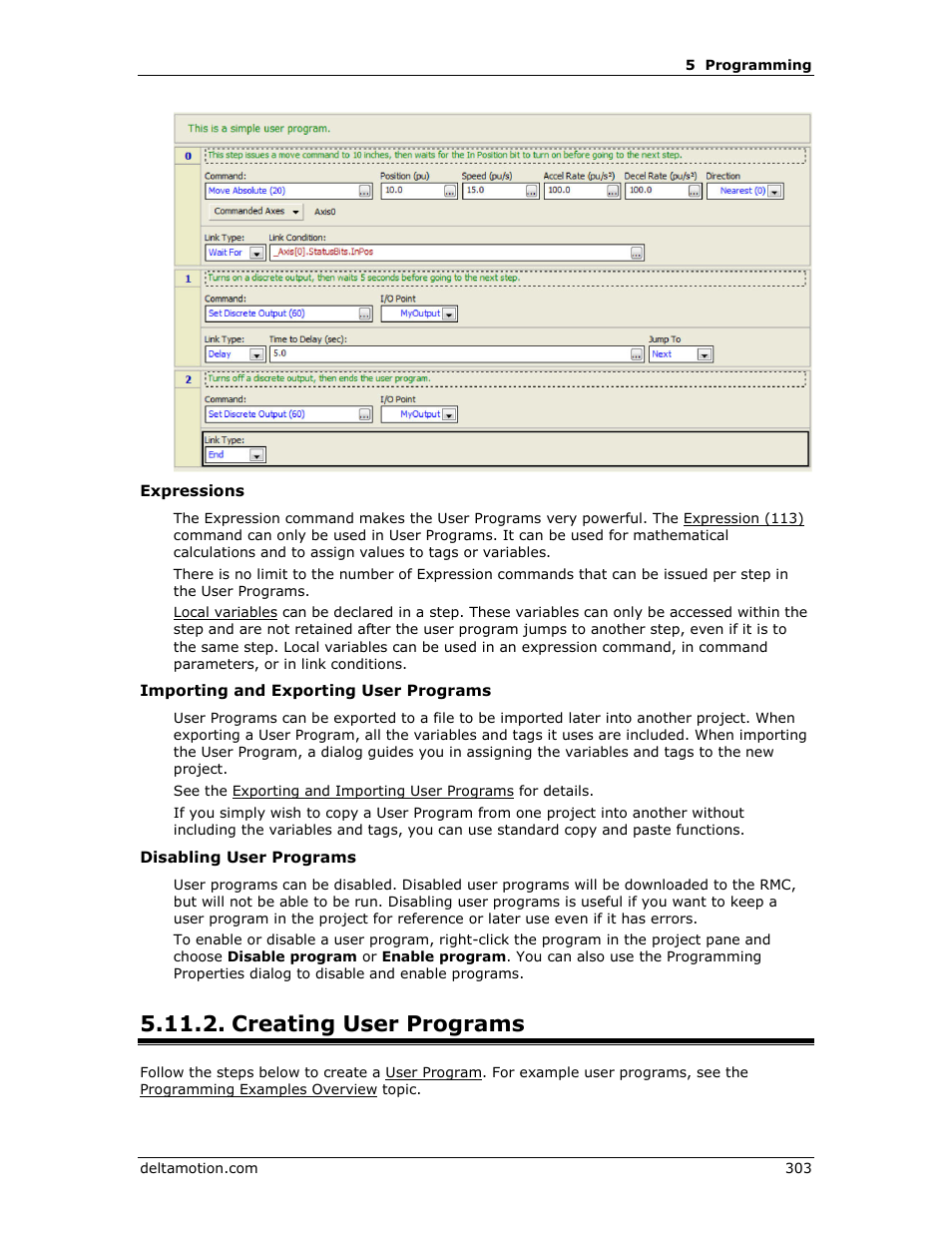 Creating user programs, Create a user program, Create and edit | Delta RMC151 User Manual | Page 323 / 1221