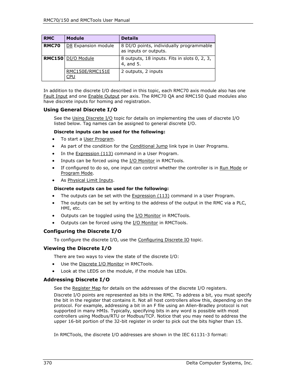 Delta RMC151 User Manual | Page 390 / 1221